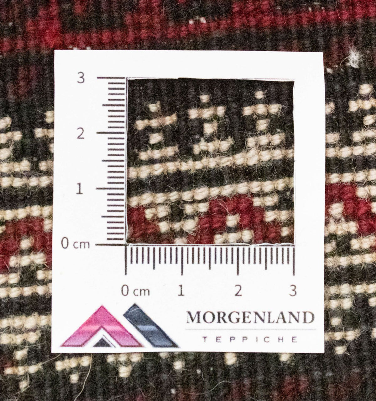 Dywan beludżycki - 84 x 70 cm - czerwony