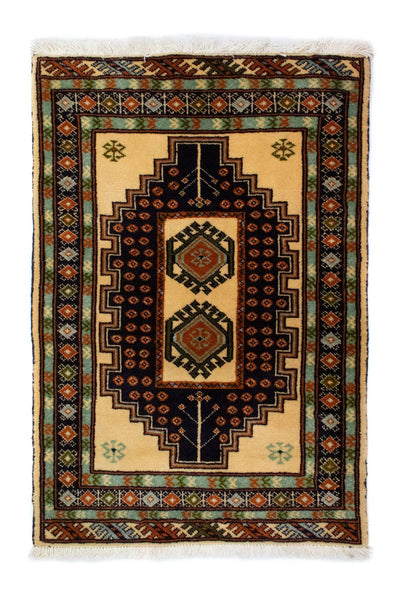 Dywan turkmeński 64x91cm - Dywan perski