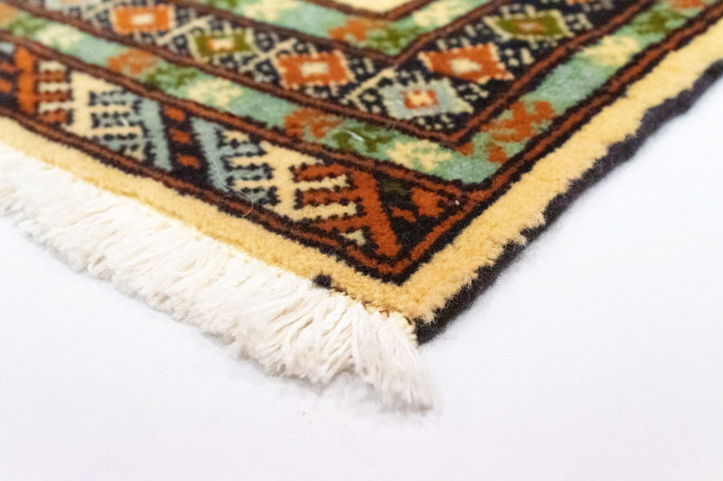 Dywan turkmeński - 91 x 64 cm - niebieski