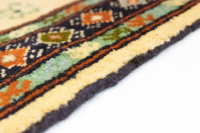 Dywan turkmeński - 91 x 64 cm - niebieski