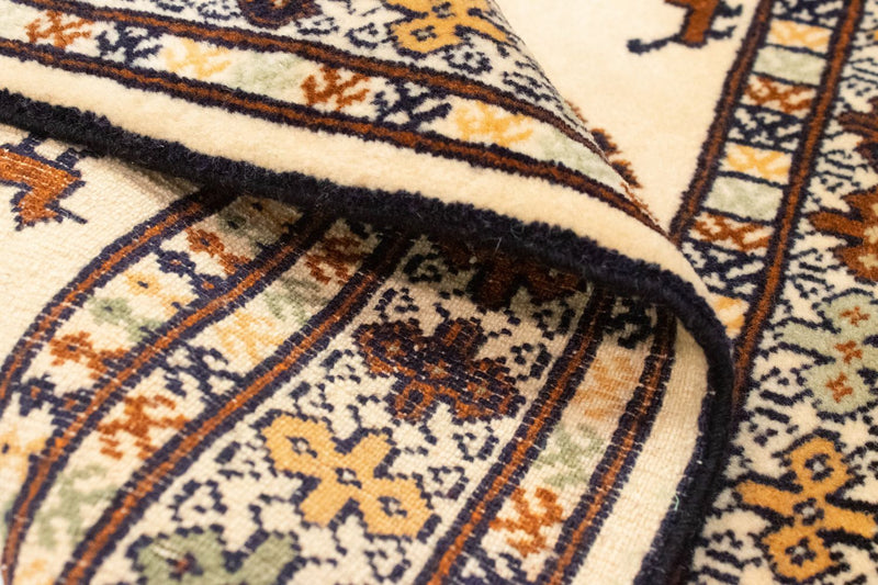 Dywan turkmeński - 87 x 64 cm - niebieski