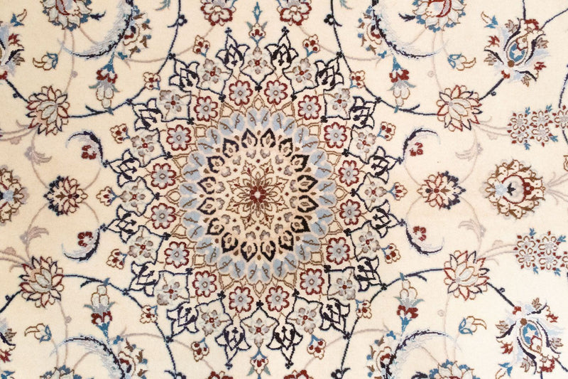 Dywan perski - Nain - Królewski - 305 x 208 cm - naturalna biel