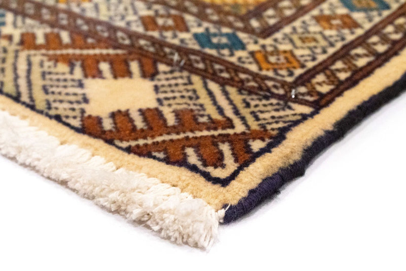 Dywan turkmeński - 89 x 64 cm - niebieski