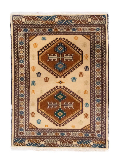 Dywan turkmeński 63x88cm - Dywan perski