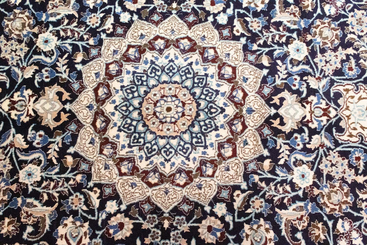 Dywan perski - Nain - Królewski - 300 x 200 cm - ciemnoniebieski