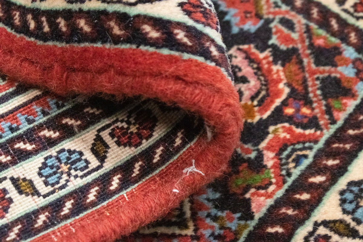 Dywan perski - Bijar - 60 x 40 cm - czerwony