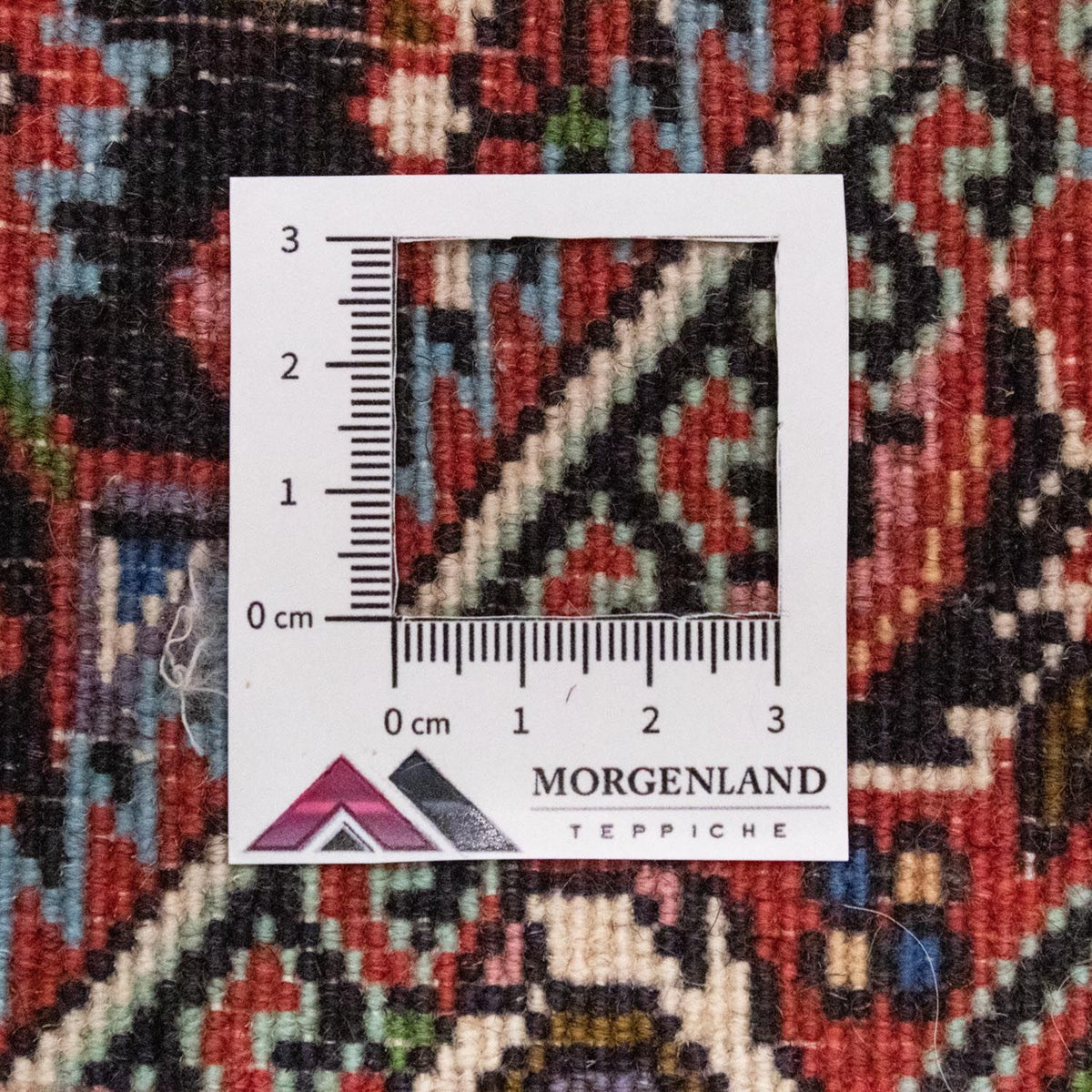 Dywan perski - Bijar - 60 x 40 cm - czerwony