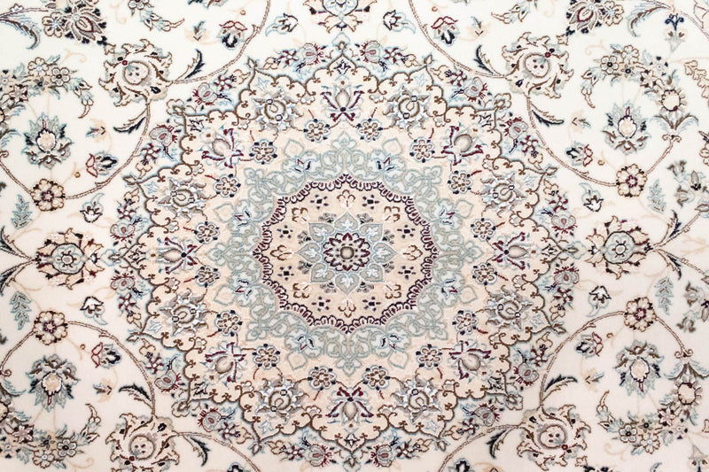 Dywan perski - Nain - Królewski kwadratowy  - 255 x 242 cm - naturalna biel