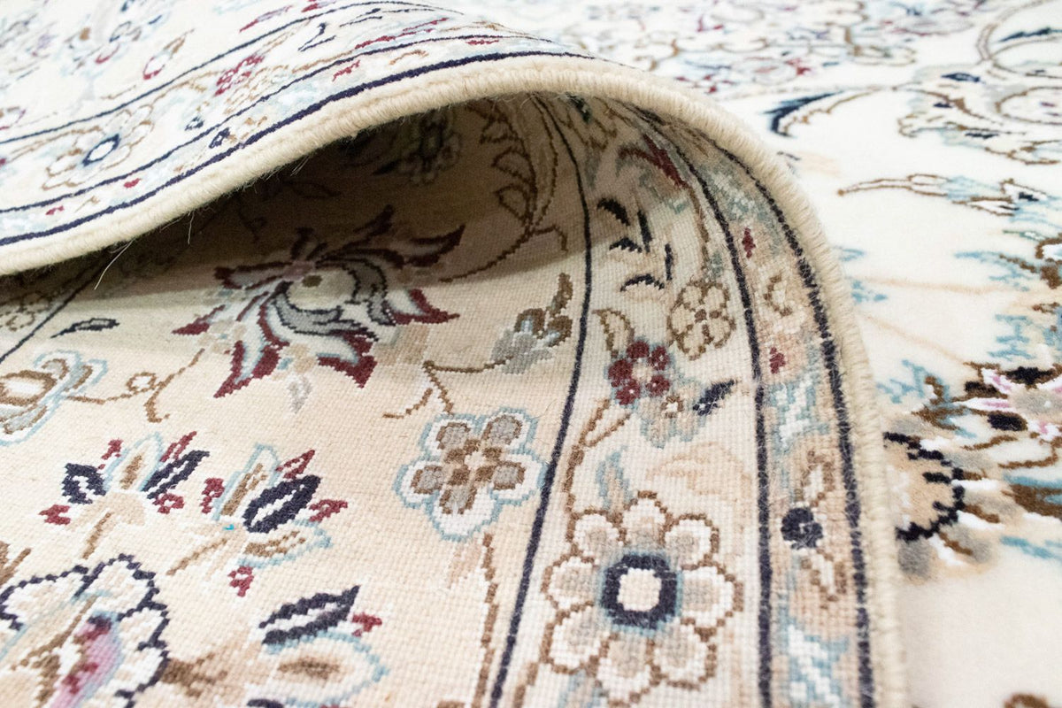 Dywan perski - Nain - Królewski kwadratowy  - 255 x 242 cm - naturalna biel