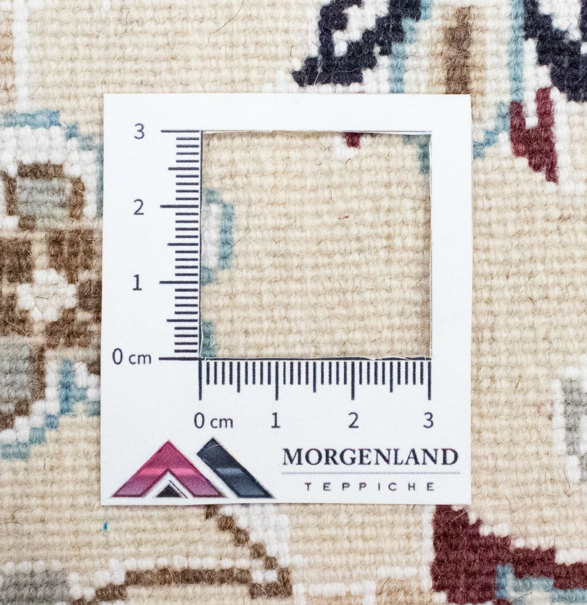 Dywan perski - Nain - Królewski kwadratowy  - 255 x 242 cm - naturalna biel