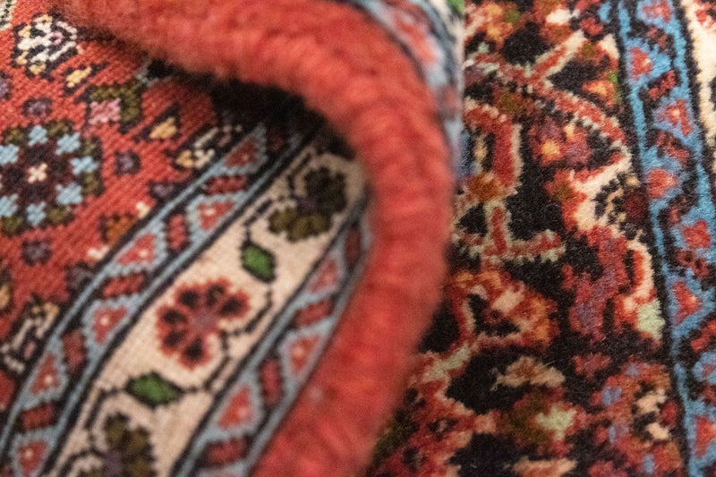 Dywan perski - Bijar - 60 x 40 cm - czerwony