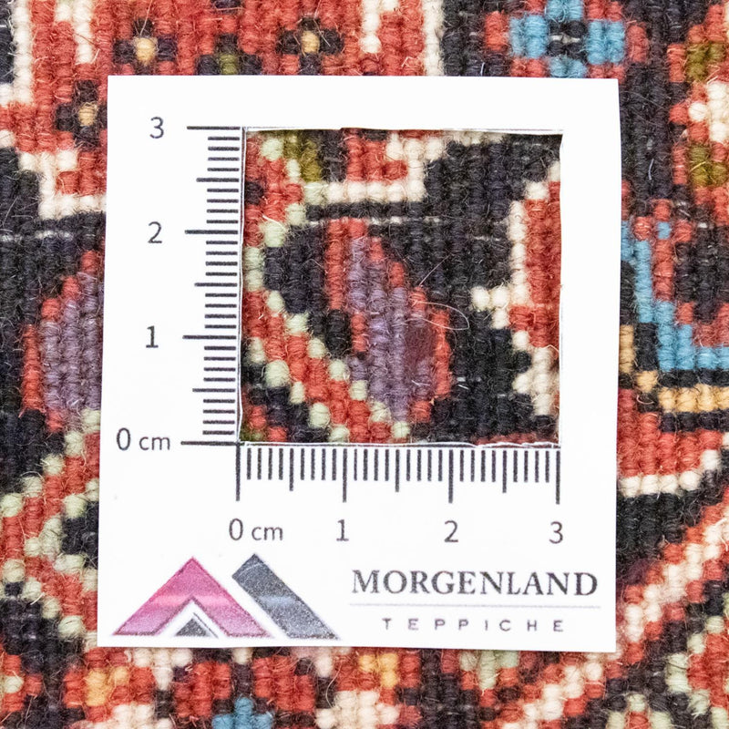 Dywan perski - Bijar - 60 x 40 cm - czerwony