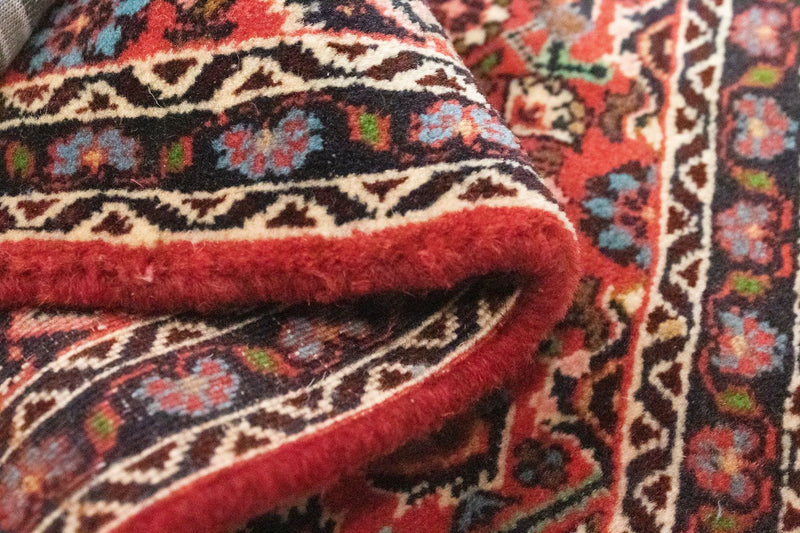 Dywan perski - Bijar - 60 x 40 cm - czerwony