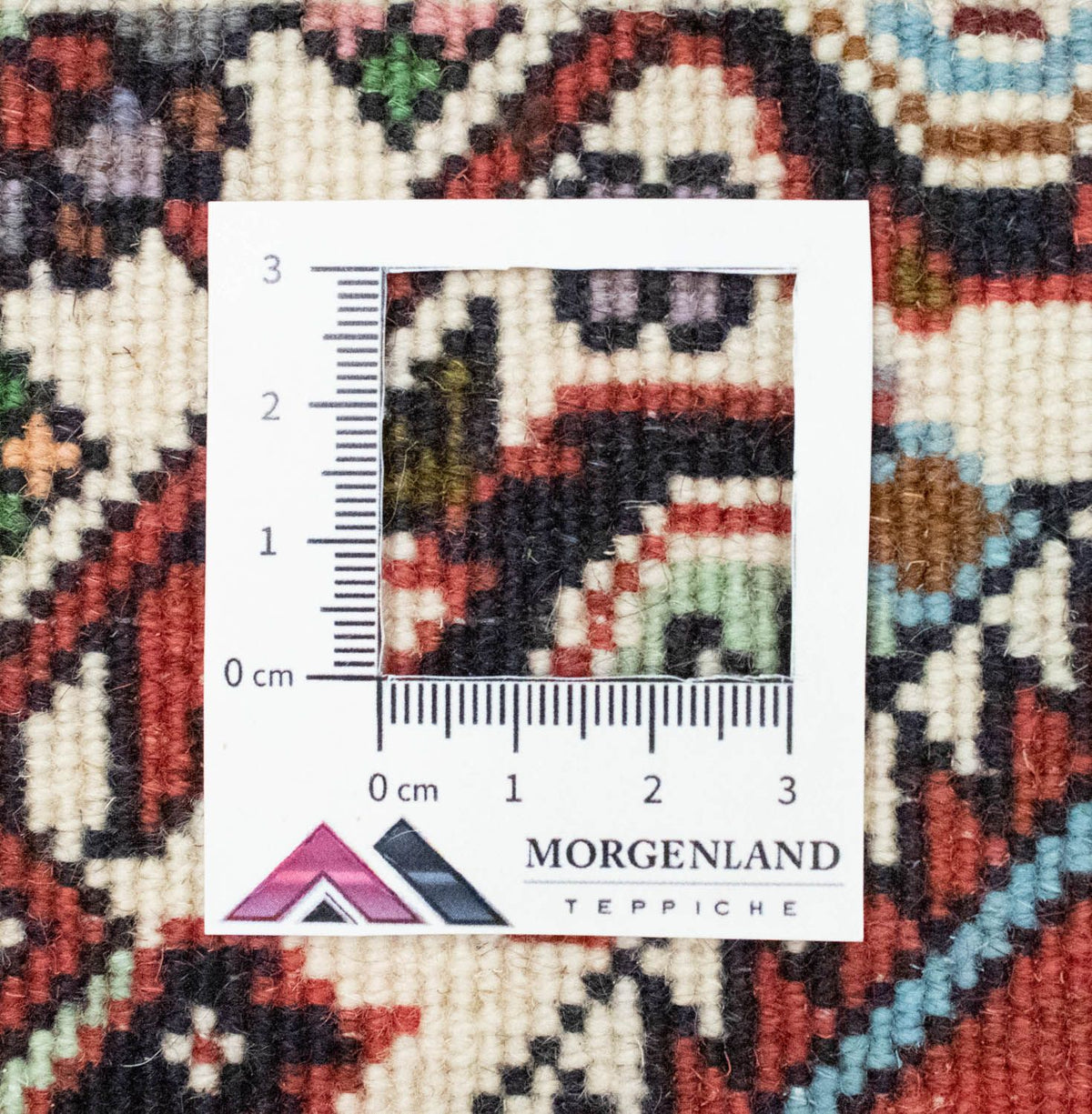 Dywan perski - Bijar - 60 x 40 cm - czerwony