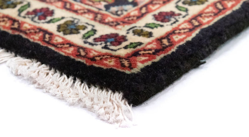 Dywan perski - Bijar - 60 x 40 cm - niebieski