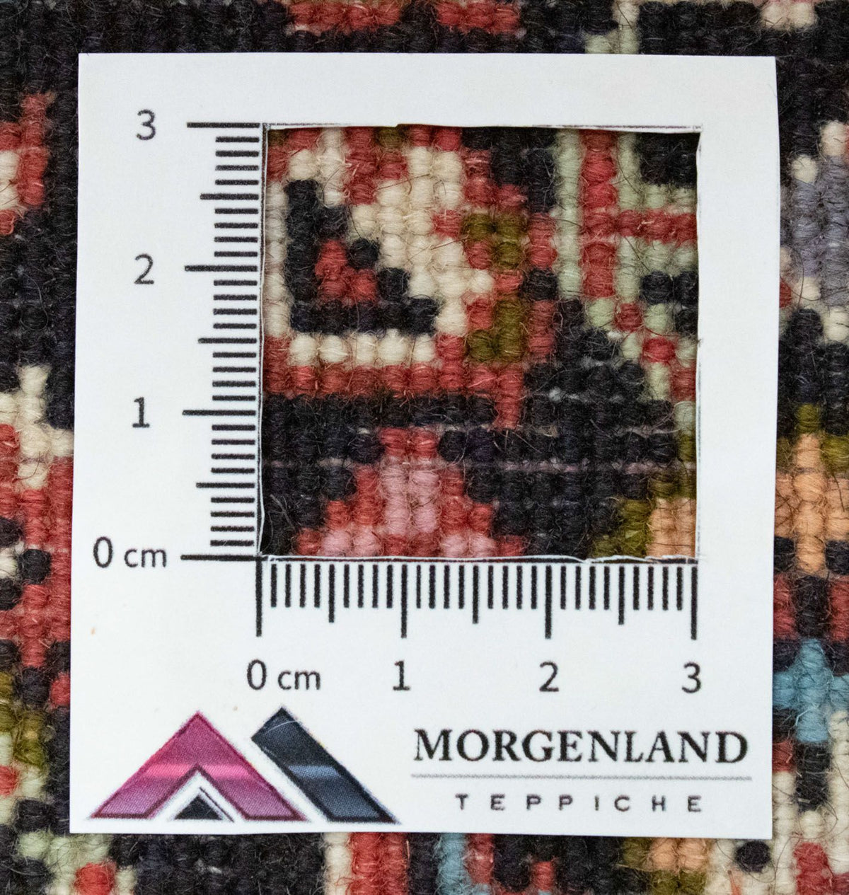 Dywan perski - Bijar - 60 x 40 cm - niebieski