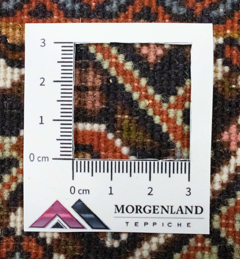 Dywan perski - Bijar - 60 x 40 cm - niebieski