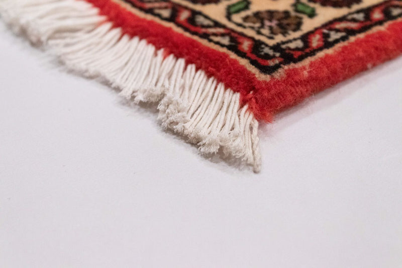 Dywan perski - Bijar - 60 x 40 cm - pomarańczowy