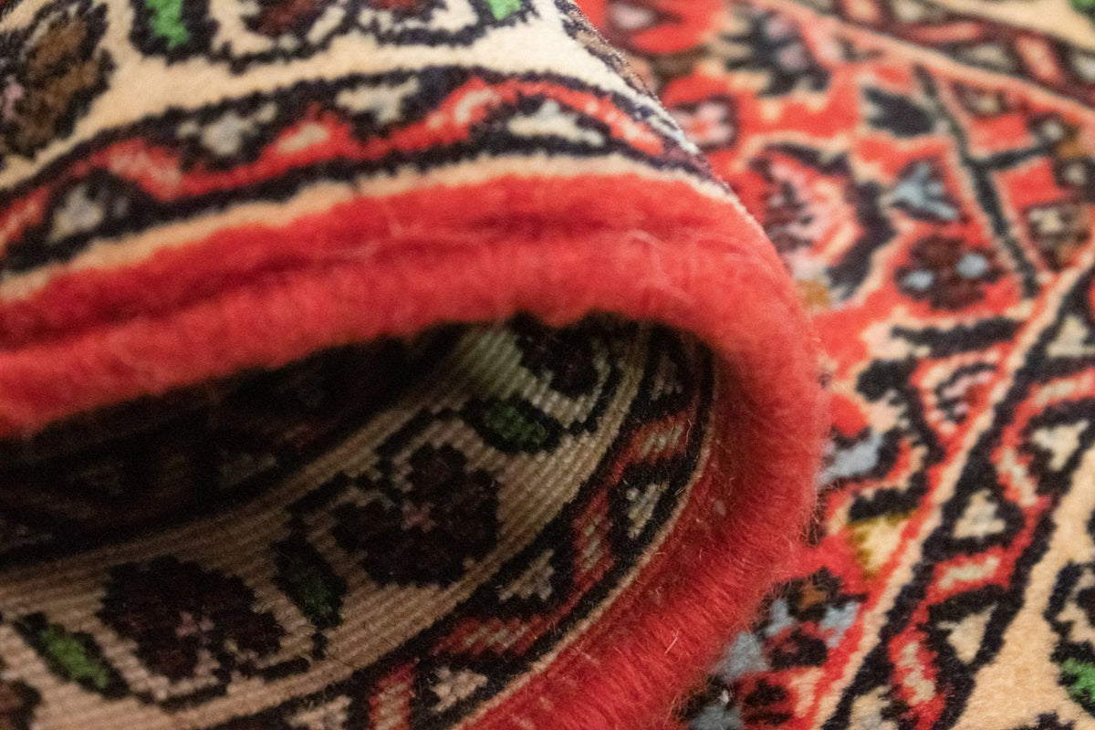 Dywan perski - Bijar - 60 x 40 cm - pomarańczowy