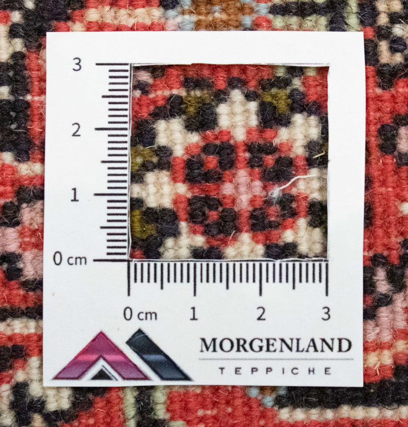 Dywan perski - Bijar - 60 x 40 cm - pomarańczowy