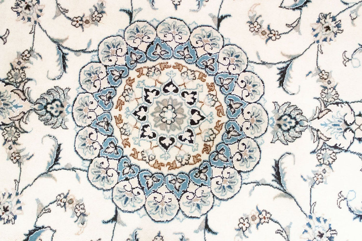 Dywan perski - Nain - 280 x 198 cm - naturalna biel