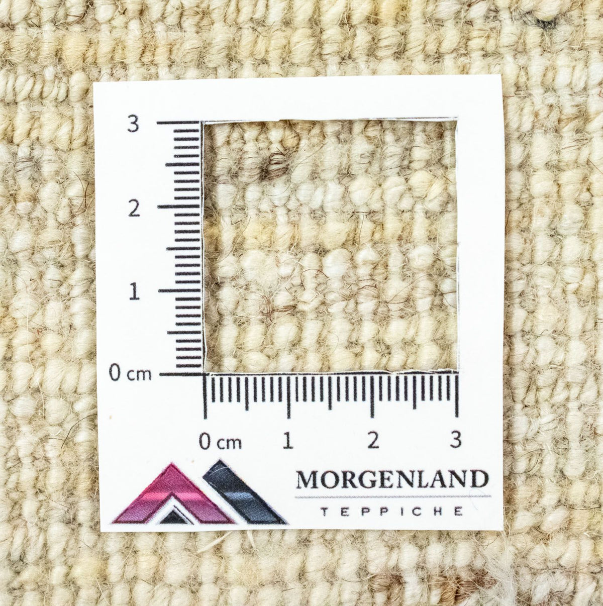 Dywan Gabbeh - perski - 60 x 40 cm - beżowy