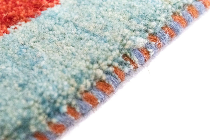 Dywan Gabbeh - perski - 60 x 40 cm - czerwony