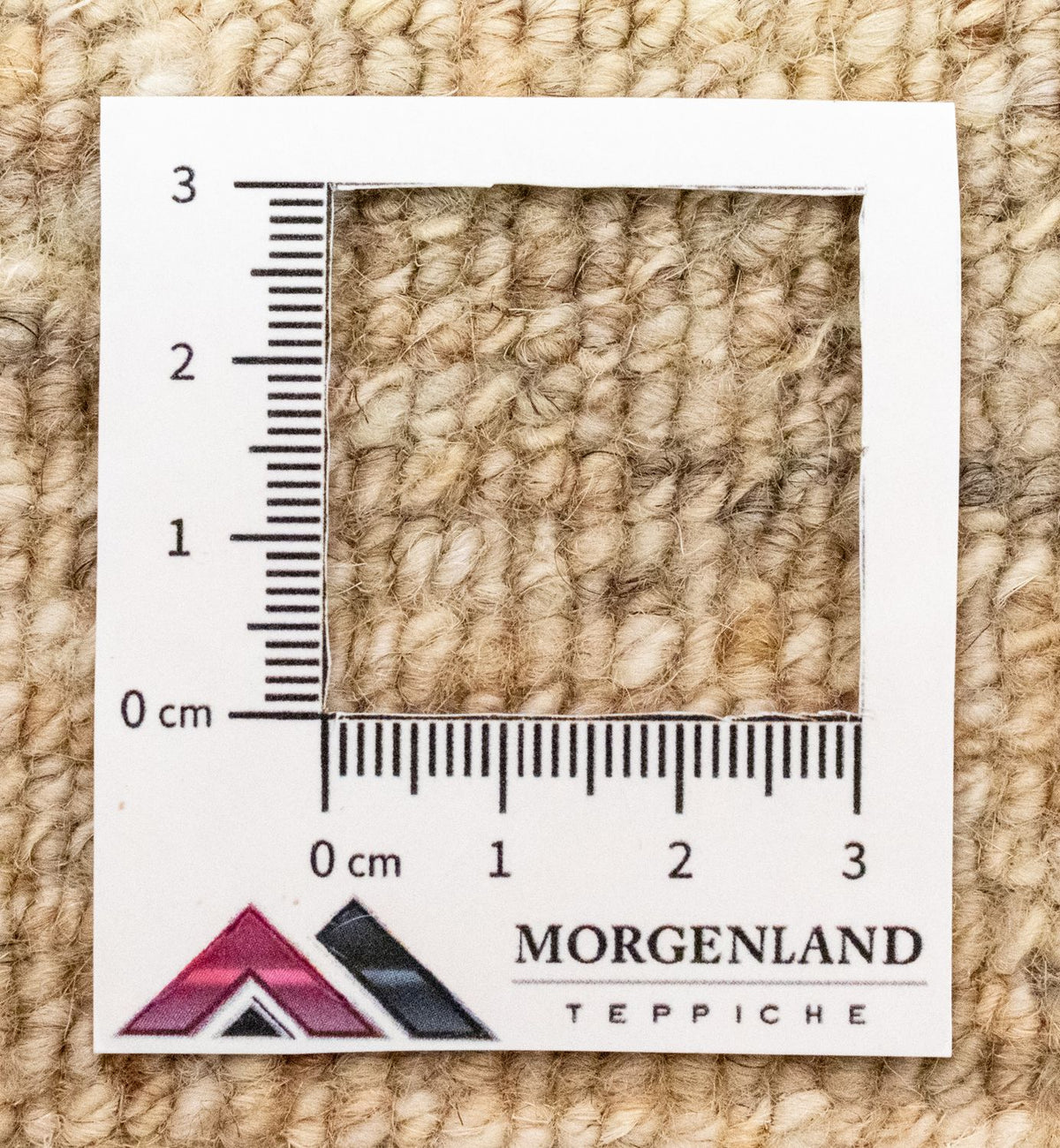 Dywan Gabbeh - perski - 60 x 40 cm - brązowy