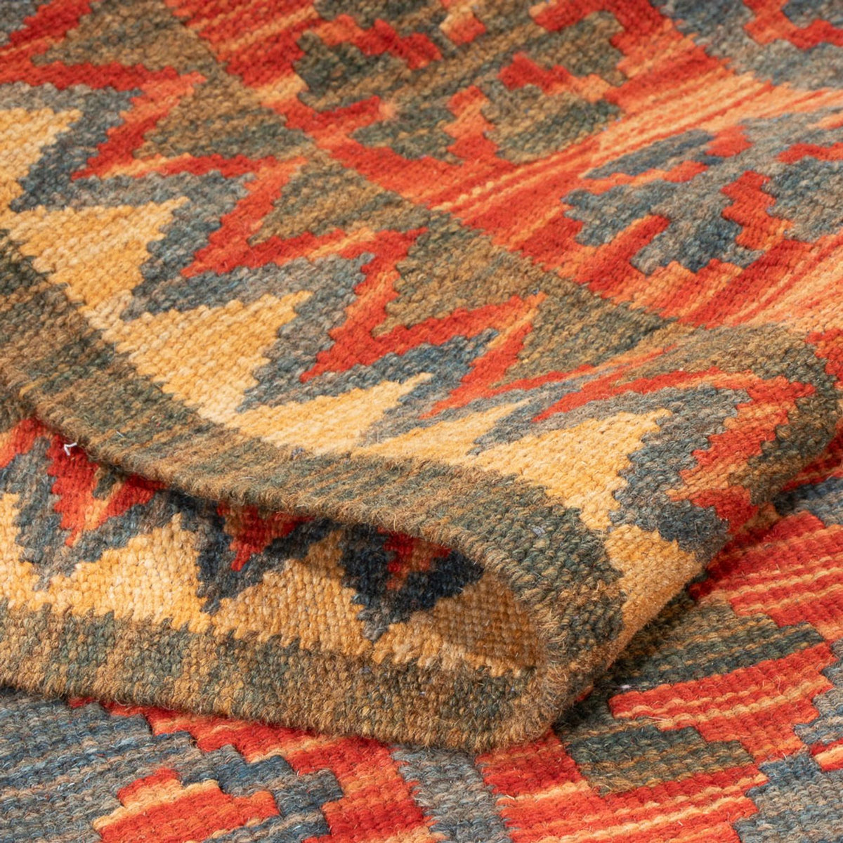 Biegacz Dywan Kelim - Splash - 206 x 98 cm - wielokolorowy