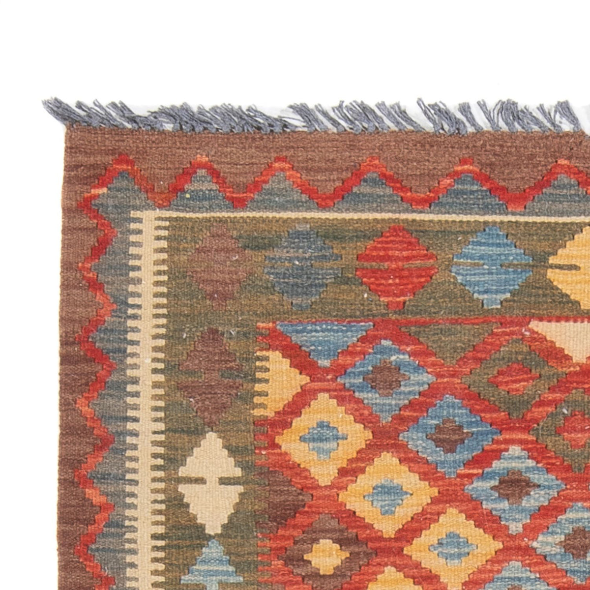 Biegacz Dywan Kelim - Splash - 207 x 101 cm - wielokolorowy