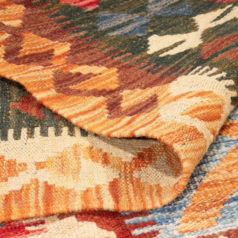 Dywan Kelim - Splash - 204 x 158 cm - wielokolorowy