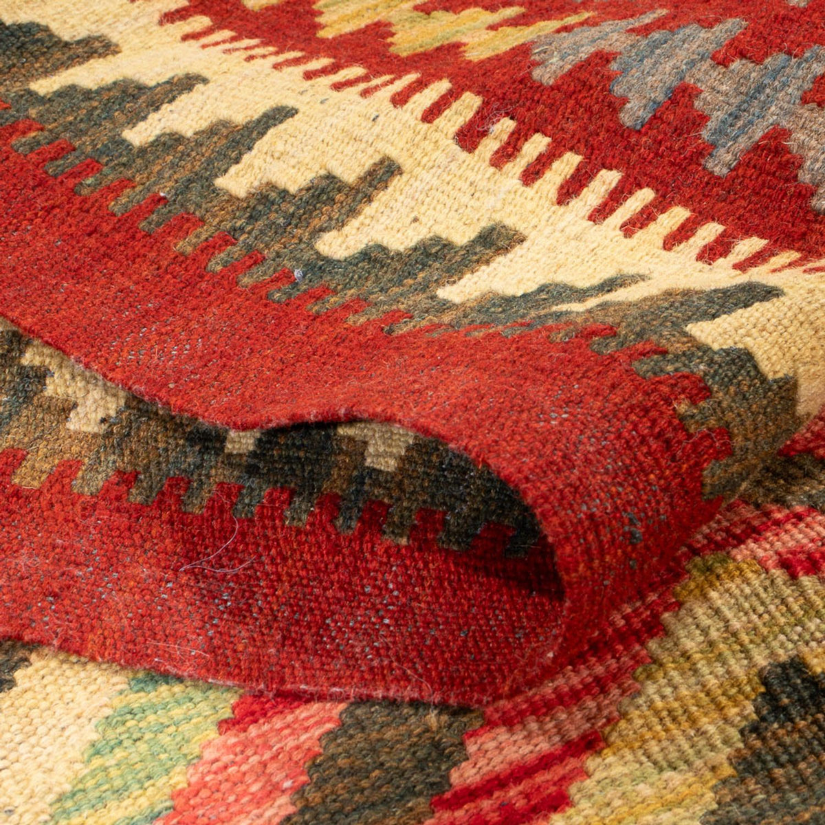 Biegacz Dywan Kelim - Splash - 402 x 91 cm - wielokolorowy