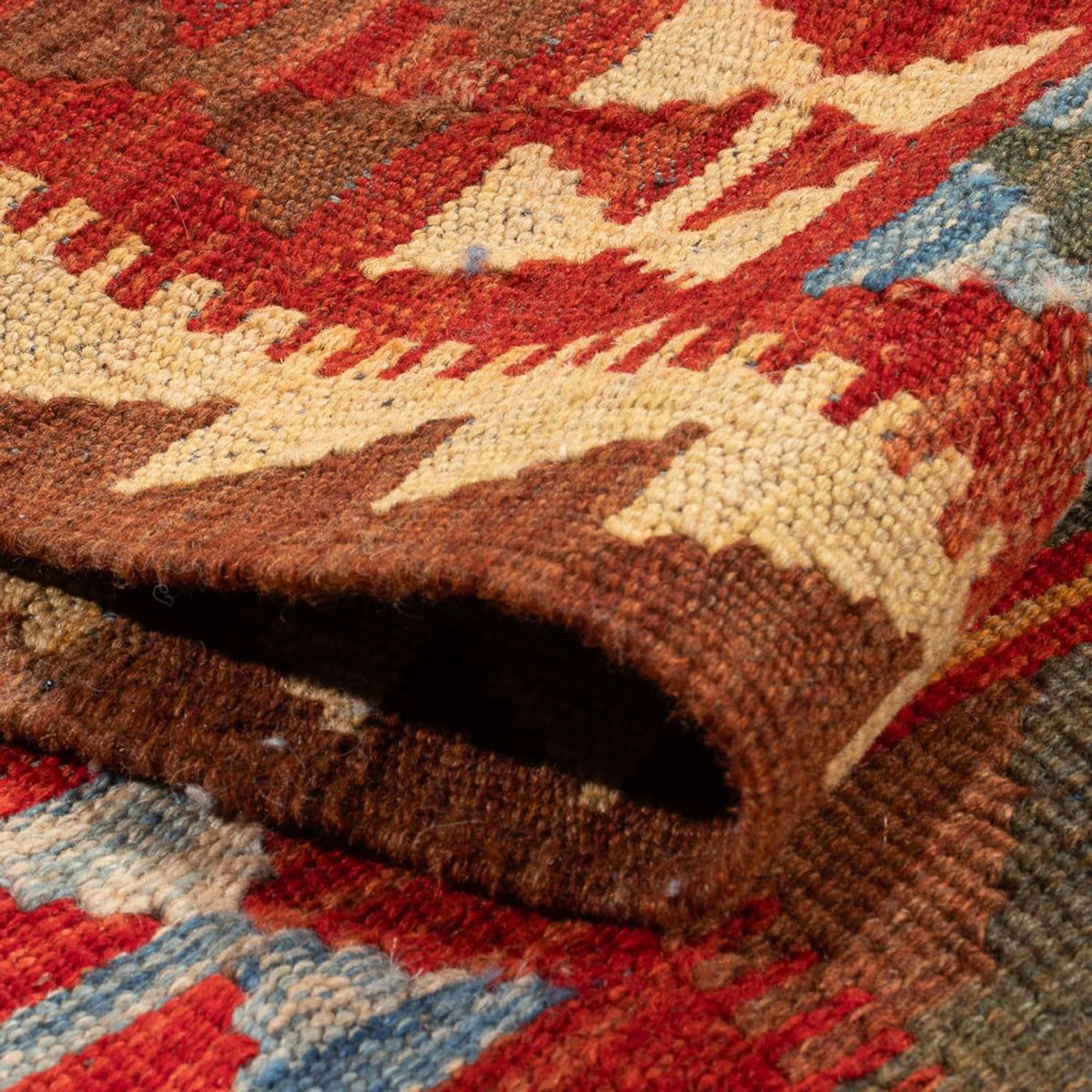 Biegacz Dywan Kelim - Splash - 304 x 76 cm - wielokolorowy