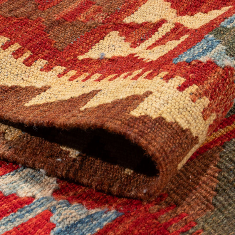 Biegacz Dywan Kelim - Splash - 304 x 76 cm - wielokolorowy