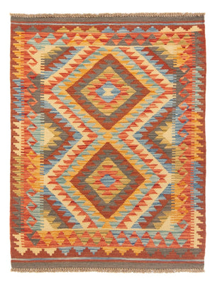 Dywan Kelim - Splash - 119 x 86 cm - wielokolorowy