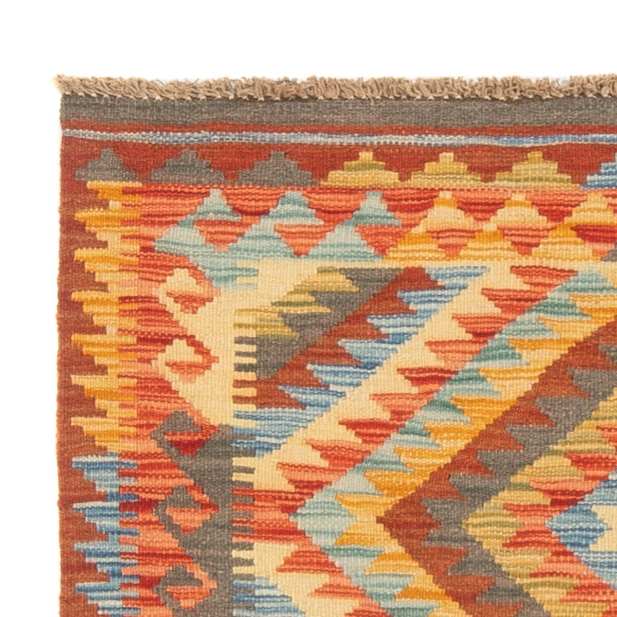 Dywan Kelim - Splash - 119 x 86 cm - wielokolorowy