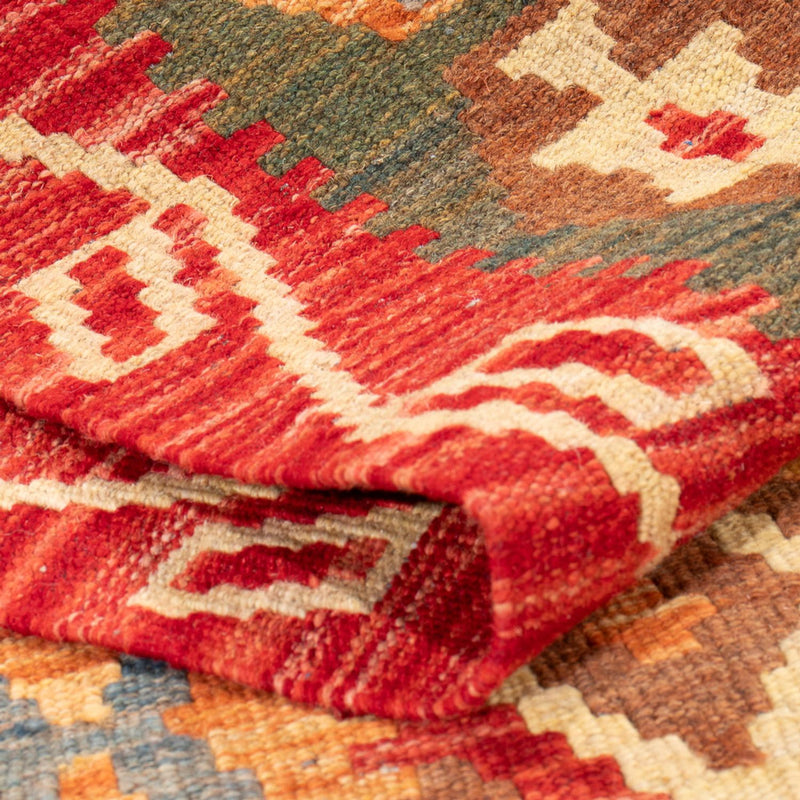 Biegacz Dywan Kelim - Splash - 206 x 104 cm - wielokolorowy