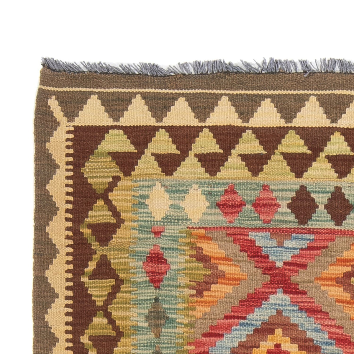 Biegacz Dywan Kelim - Splash - 201 x 107 cm - wielokolorowy