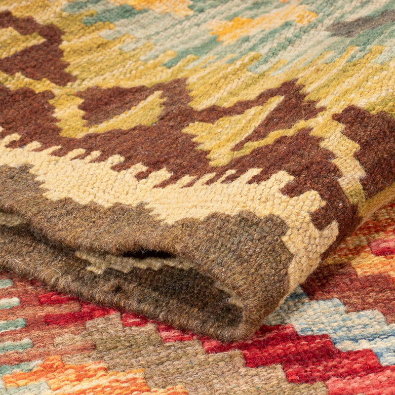 Biegacz Dywan Kelim - Splash - 201 x 107 cm - wielokolorowy