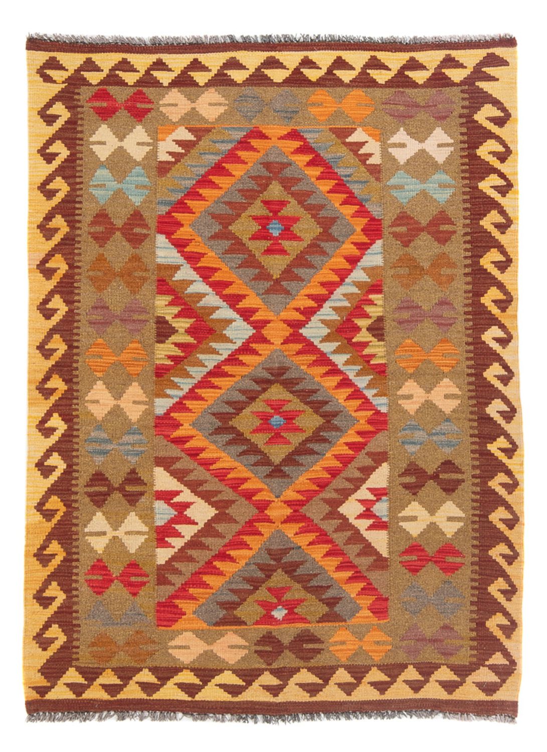 Dywan Kelim - Splash - 149 x 103 cm - wielokolorowy