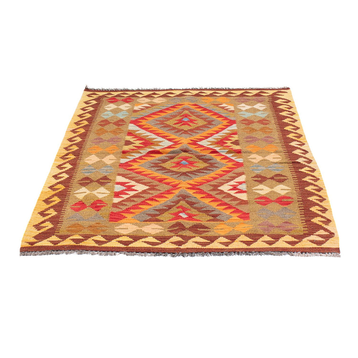 Dywan Kelim - Splash - 149 x 103 cm - wielokolorowy