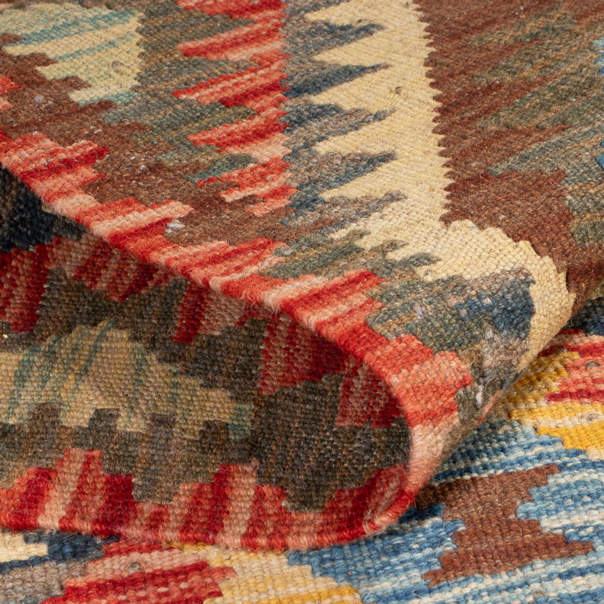 Dywan Kelim - Splash - 169 x 96 cm - wielokolorowy