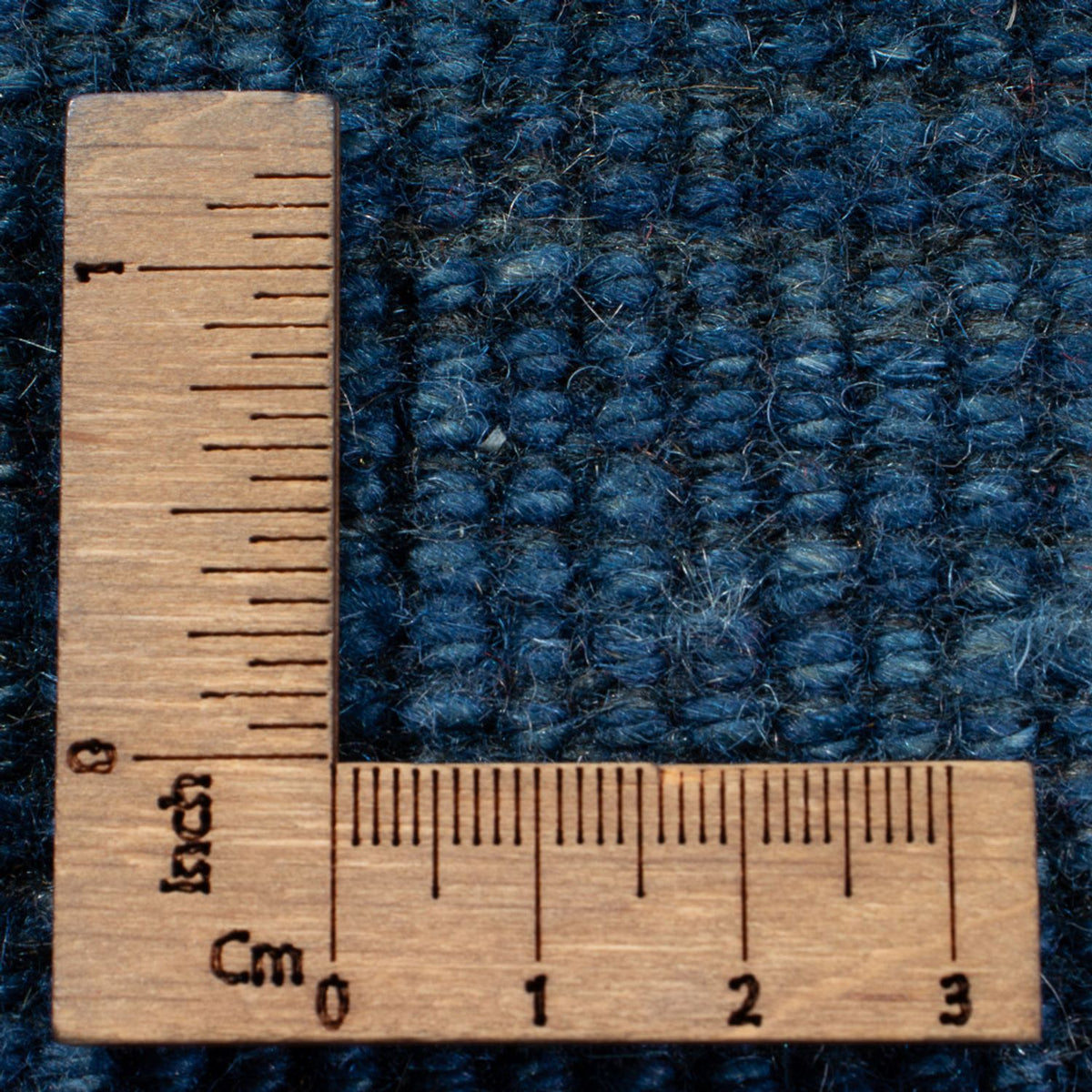 Dywan Gabbeh - perski - 235 x 169 cm - morski błękit