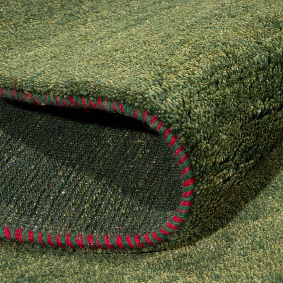 Dywan Gabbeh - perski - 230 x 170 cm - zieleń miętowa