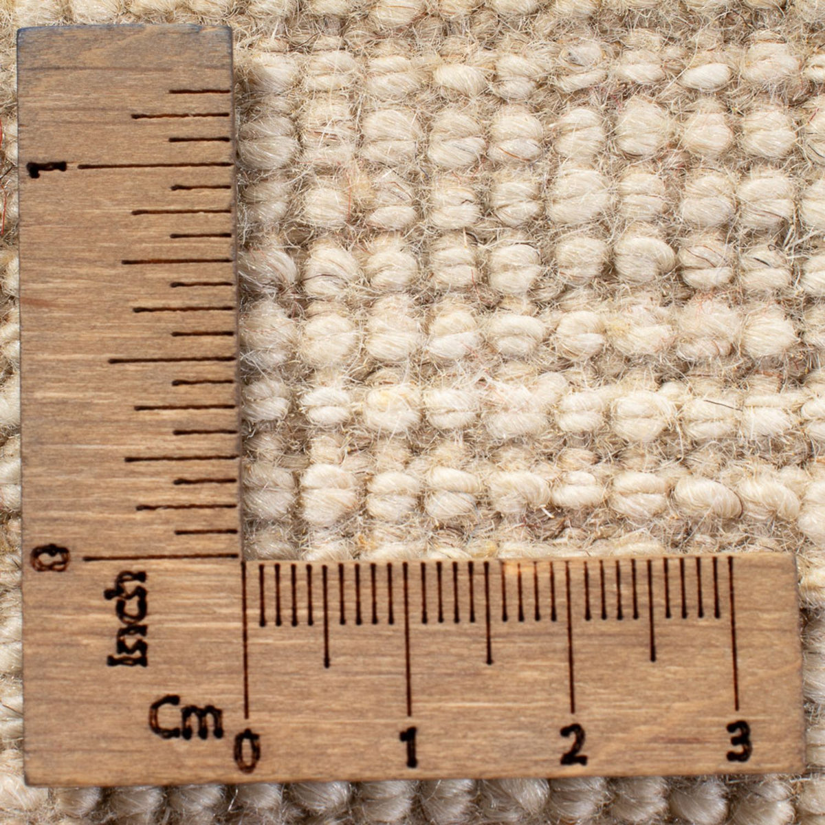 Dywan Gabbeh - perski - 243 x 174 cm - biały