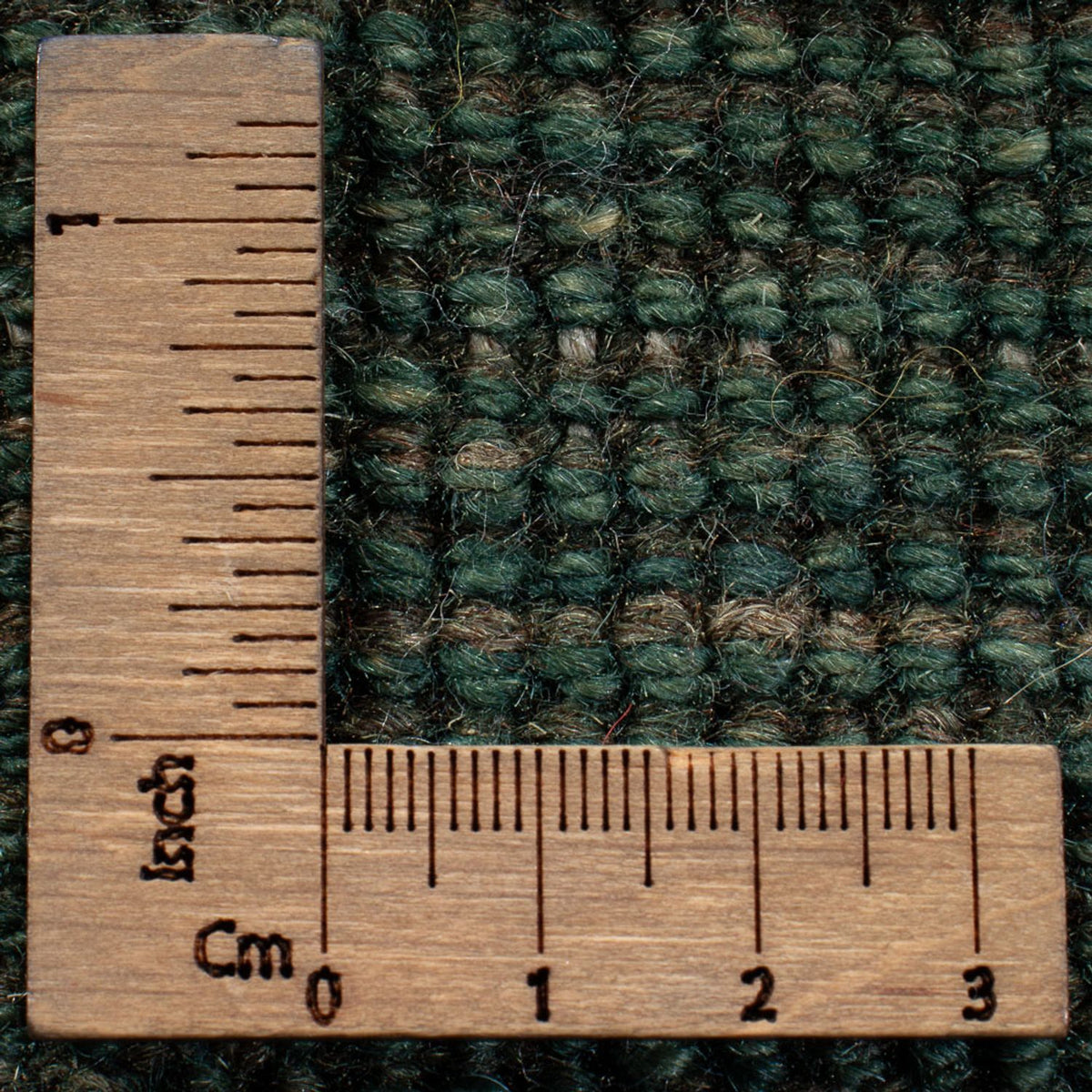 Dywan Gabbeh - perski - 203 x 146 cm - zieleń miętowa