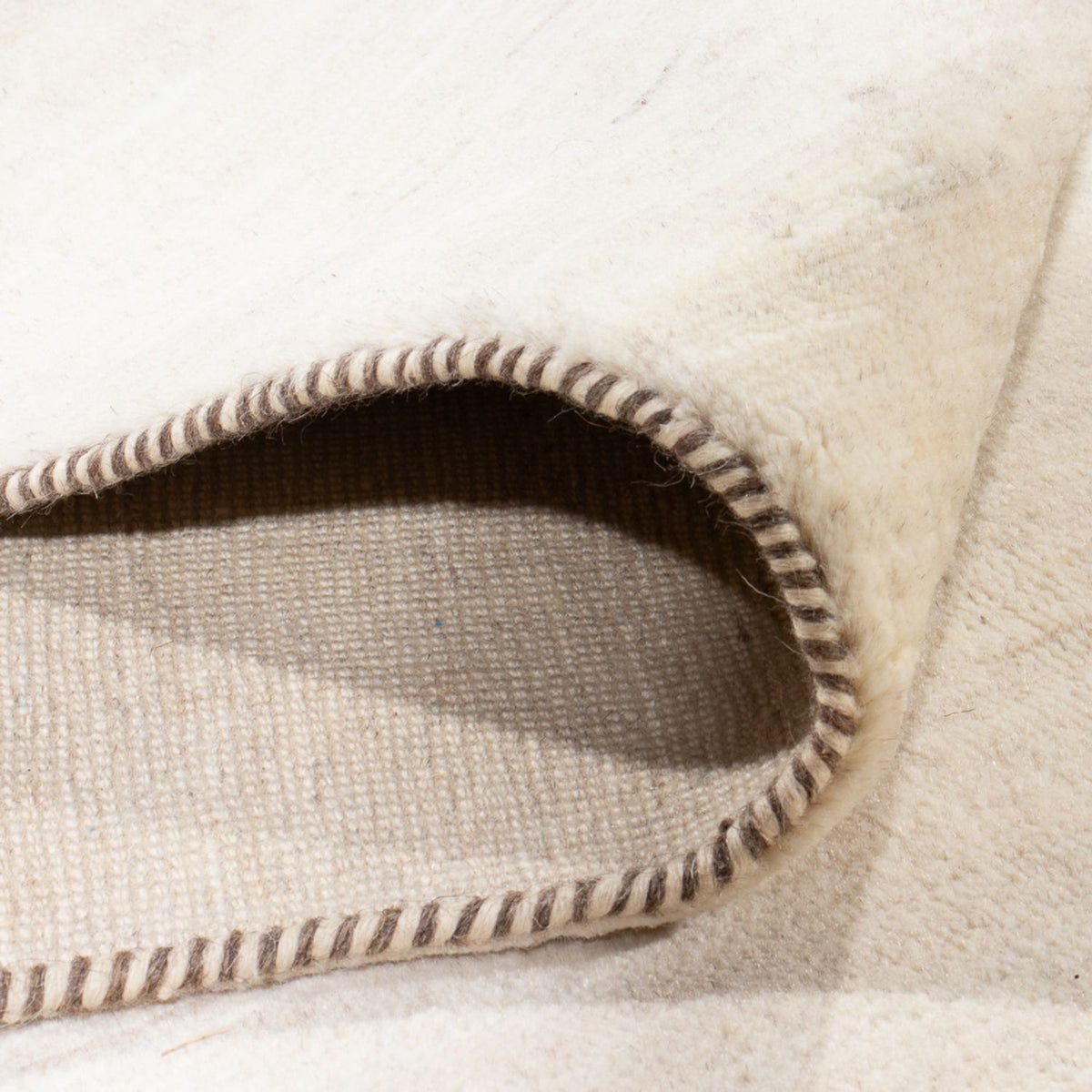 Dywan Gabbeh - perski - 297 x 202 cm - biały