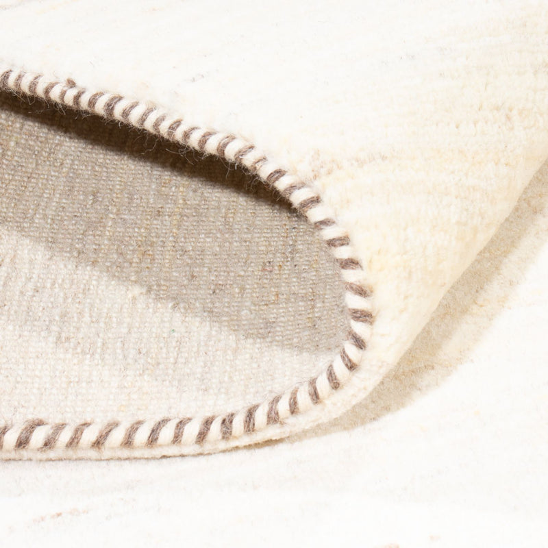 Dywan Gabbeh - perski - 196 x 148 cm - biały