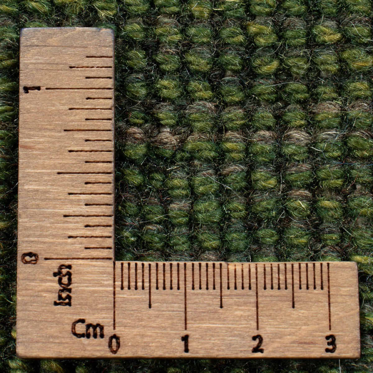 Dywan Gabbeh - perski - 201 x 148 cm - zielona