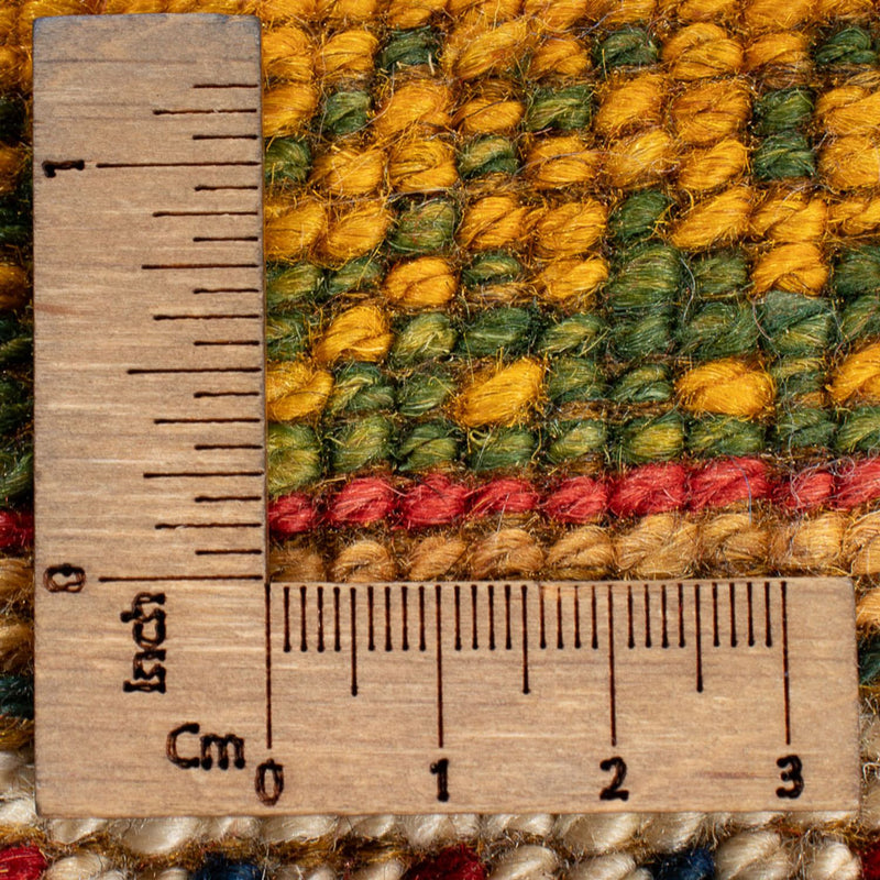 Biegacz Dywan Gabbeh - perski - 193 x 80 cm - wielokolorowy